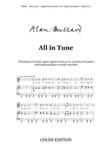 All in Tune SSA choral sheet music cover